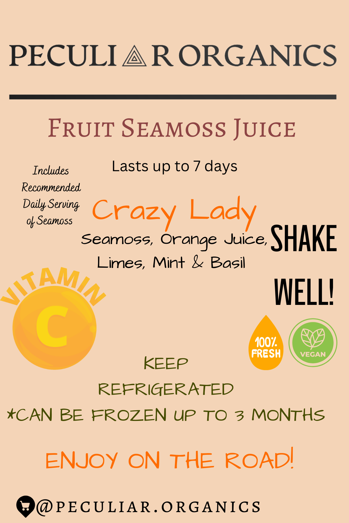 Seamoss Drinks