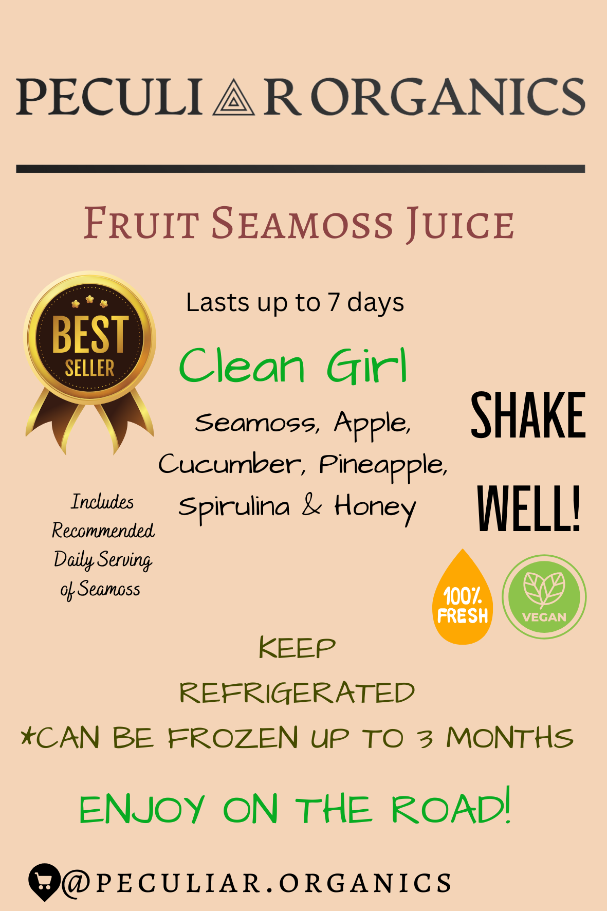 Seamoss Drinks