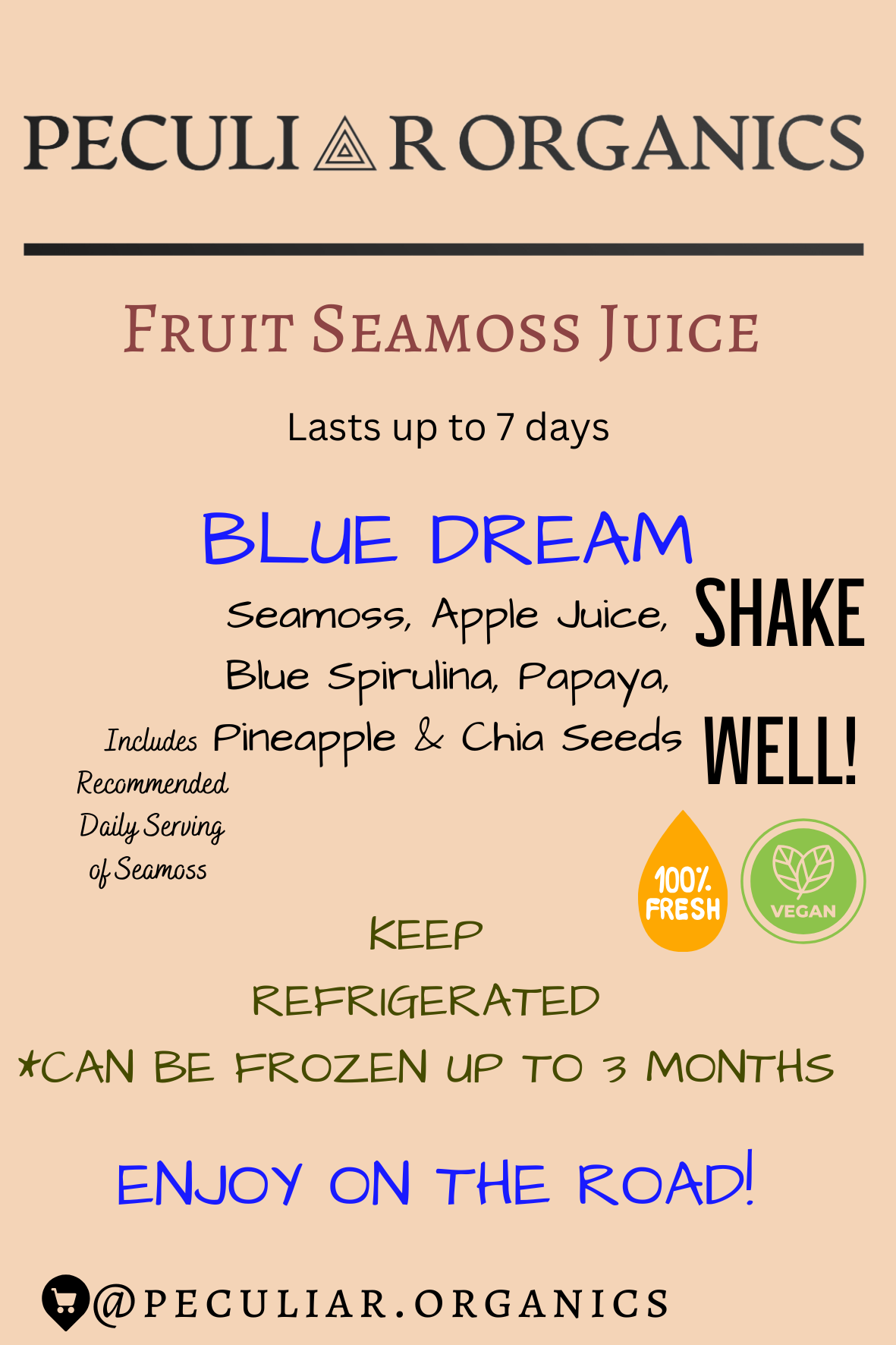 Seamoss Drinks