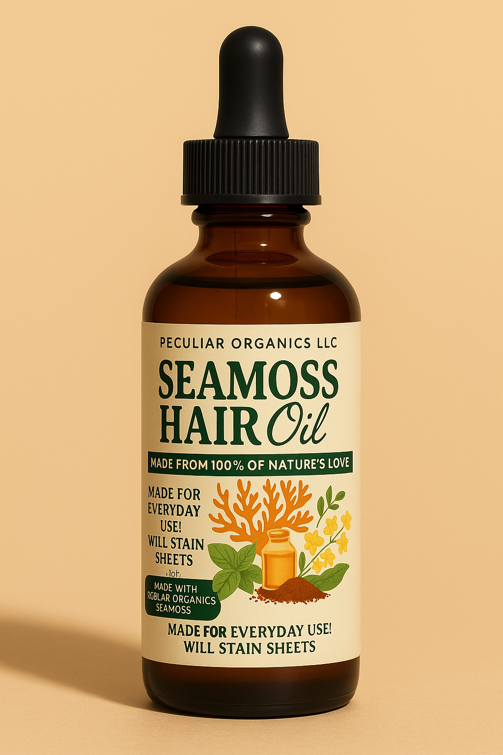 Handmade Seamoss Hair Oil