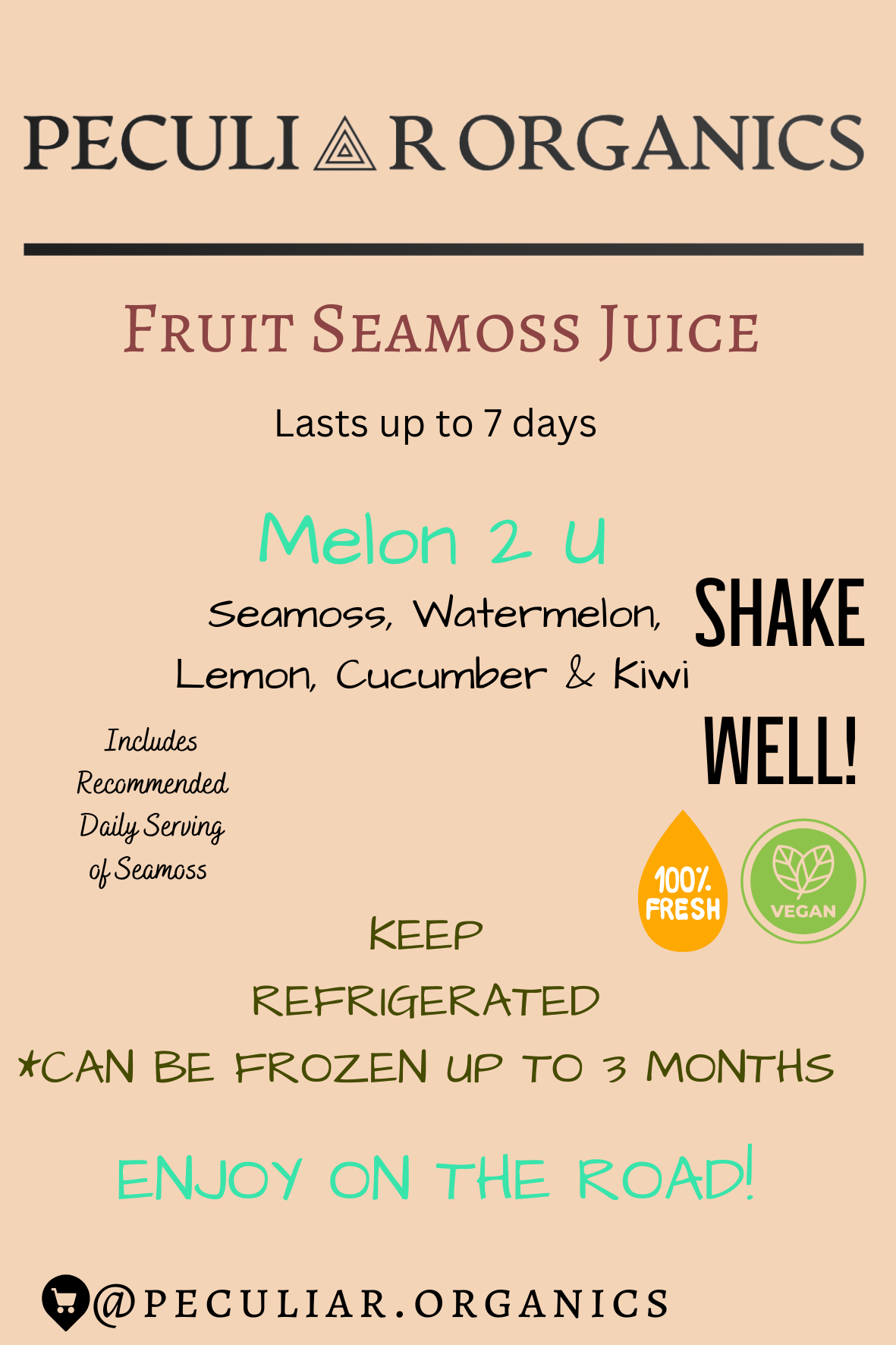 Seamoss Drinks