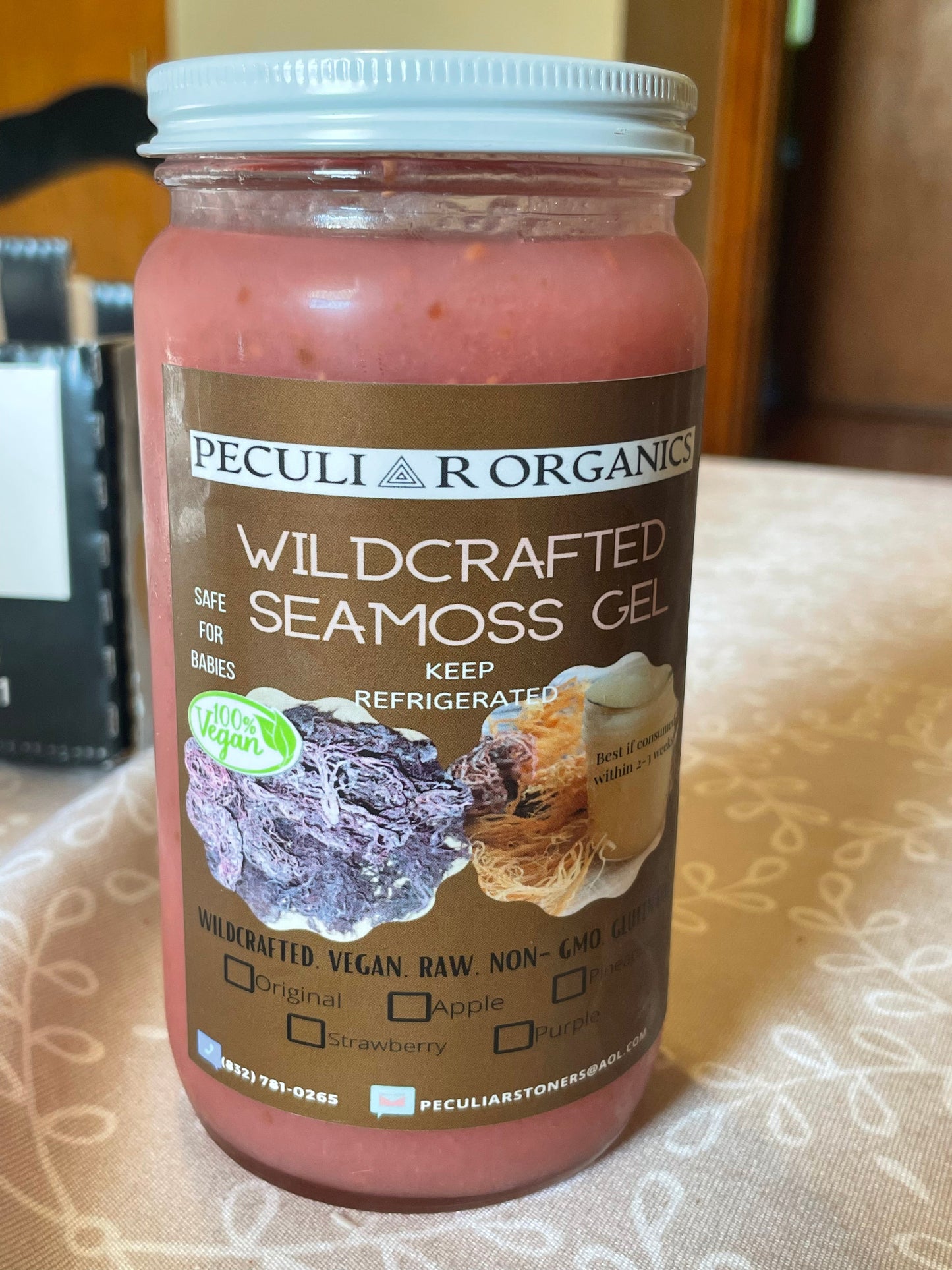Peculiar Organics - SeaMoss Gel  *** EXPRESS SHIPPING RECOMMENDED